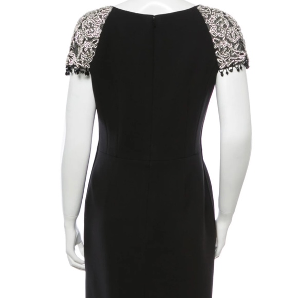 Oscar de la Renta Black Embellished Dress - Picture 2 of 4